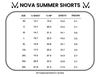 Nova Summer Shorts - Tropical Leaf
