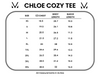 Chloe Cozy Tee - Turquoise
