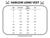 Harlow Long Vest - Pumpkin