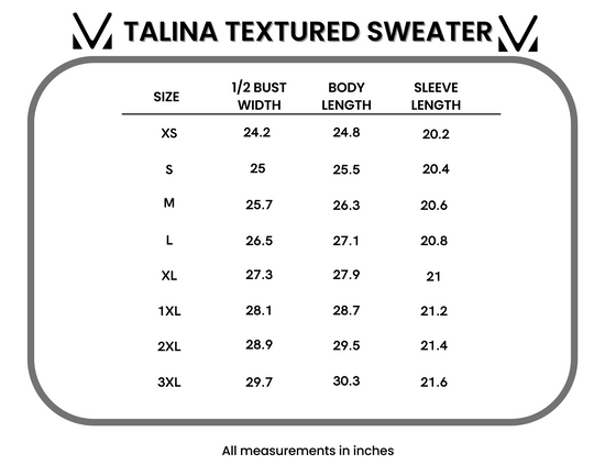 IN STOCK Talina Textured Sweater - Purple