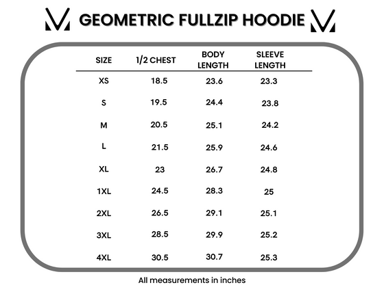 IN STOCK Geometric Fullzip Hoodie - Sage