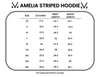 Amelia Striped Hoodie - Lemon