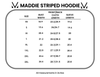 Maddie Striped Hoodie - Pumpkin Spice