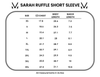 Sarah Ruffle Short Sleeve - Mulberry