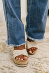 Maureen High Rise Distressed Bootcut Jeans