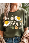 Here For The Eggs Graphic Tee