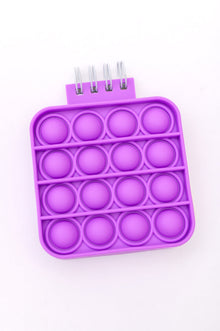  Mini Pop It Notebook in Purple