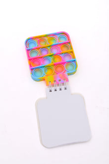  Mini Pop It Notebook in Rainbow