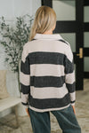 My Dear Friend Collared Relaxed Top in Black