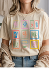 Floral Stamps Graphic Tee