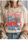 Hey Batter Batter Graphic Tee
