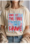 Land Of The Free Graphic Tee