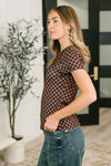 No One Else Checkered Casual Tee