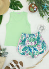 Noelle Tank - Lime