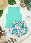 Noelle Tank - Turquoise