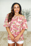 Petal Perfect Off the Shoulder Blouse