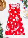 Kelsey Tank Dress - Red Floral FINAL SALE