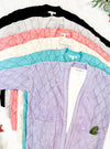 IN STOCK Open Knit Cardigan - Black