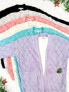 IN STOCK Open Knit Cardigan - Black