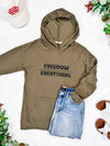 IN STOCK Corrine Embroidered Hoodie - Freedom Over Everything