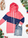 Colorblock Fullzip - Liberty Stars, Navy, and Stripes Trio