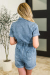 Pleasant and Relevant Denim Romper