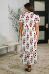 Quiet Life Notch Neck Tiered Dress in White