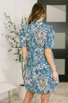 Right Here, Waving Boho V-Neck Dress