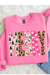 Leopard Merry Graphic Tee