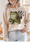 Sorry For What My Face Said Graphic Tee