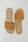 Screen Woven Square Toe Sandal