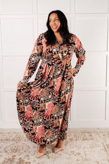  Send it Over Faux Wrap Maxi Dress