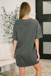 So Thoughtful That Way Textured T-Shirt Dress