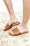 Sole Mate Slip on Sandals in Tan