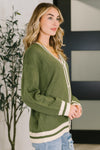Something Simple Full Front Button Down Cardigan