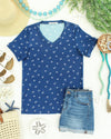 Sophie Top - Nautical Navy