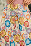 Sound Mind Floral Midi Skirt