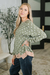 Speaks for Itself Textured Relaxed Pullover