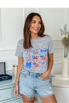 4th of July Coquette Graphic Tee