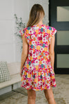 Start of Something Great Flutter Sleeve Floral Dress