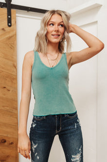  Stay Easy Tank In Aqua