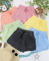 French Terry Stevie Shorts - Dusty Pink