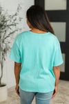 Take It Easy Slouchy Tee in Mint