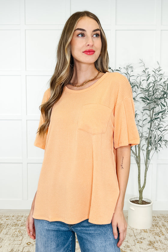 The Go-To Tee in Apricot Bliss