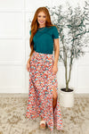 Be Home Soon Floral Maxi Skirt