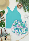 Dolphin Shorts - Tropical Leaf