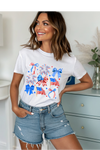 4th of July Coquette Graphic Tee