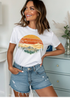 Nature Sunset Graphic Tee