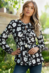 Fleur with Flair Ruffle Sleeve Blouse