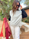 Scottie Two Tone Sweatshirt in Three Colors